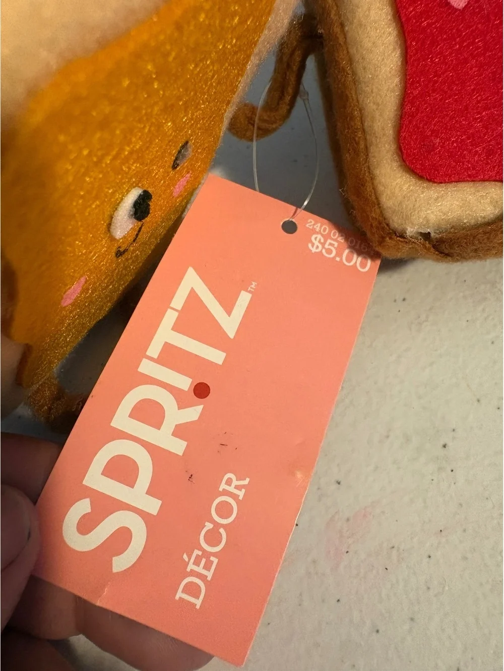 Spritz Décor Cute PB & Jelly Toast Plush Figurines